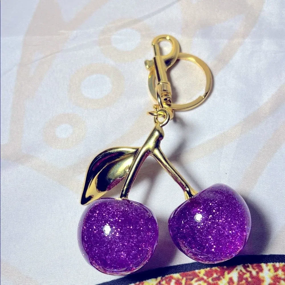 Purple Cherry Key Holder
